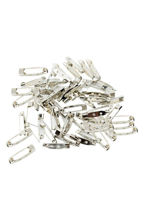50 Pieces Bar Pins Brooches Jewelry Making Crafts Findings - 2.5cm
