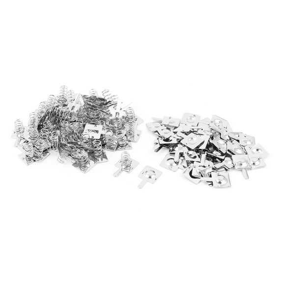 50 Pieces Battery Connecting Spring Lamination Contact Plate for AA Batteries