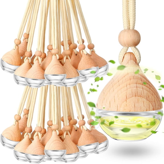 50 Pieces Car Air Freshener Diffuser,, Refillable Perfume Pendant Aromatherapy Scent Decoration (Minimalist Style)
