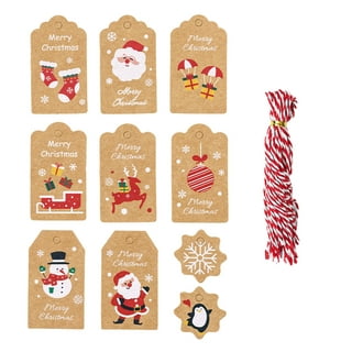  160 Pieces Christmas Gift Tags Christmas Kraft Paper Gift Tags  Christmas Hanging Tags Kraft Tags for Gift Wrapping Xmas Gift Tags with  Twine for Holiday Presents Package (Kraft) : Health