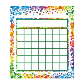 50 Pieces Classroom Incentive Chart Cartoon Kid Positive Behavior Reward Board