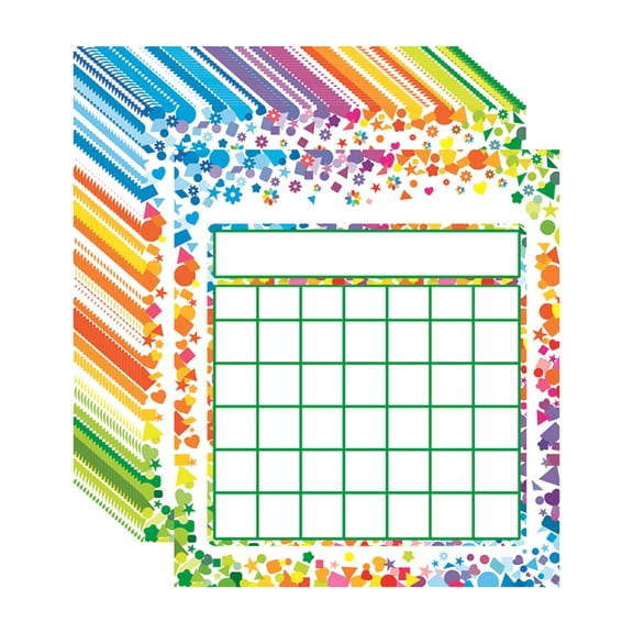 50 Pieces Classroom Incentive Chart Designs Positive Behavior Reward Board for Classroom Student Teacher Family