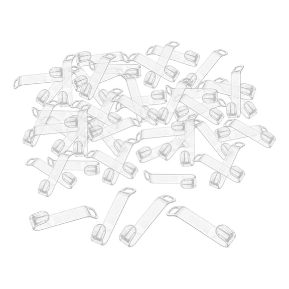 50 Pieces Clothes Hanger Connector Cascading Hook Extender Clip PP Material for Wardrobe and Accessories