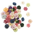 thumbnail image 1 of 50 Pieces Colorful Mixed Artificial Flowers Head Floral Crafts Imitation Flower Artificial Faux Flower Heads for Bridal Shower Baby Shower, 1 of 8