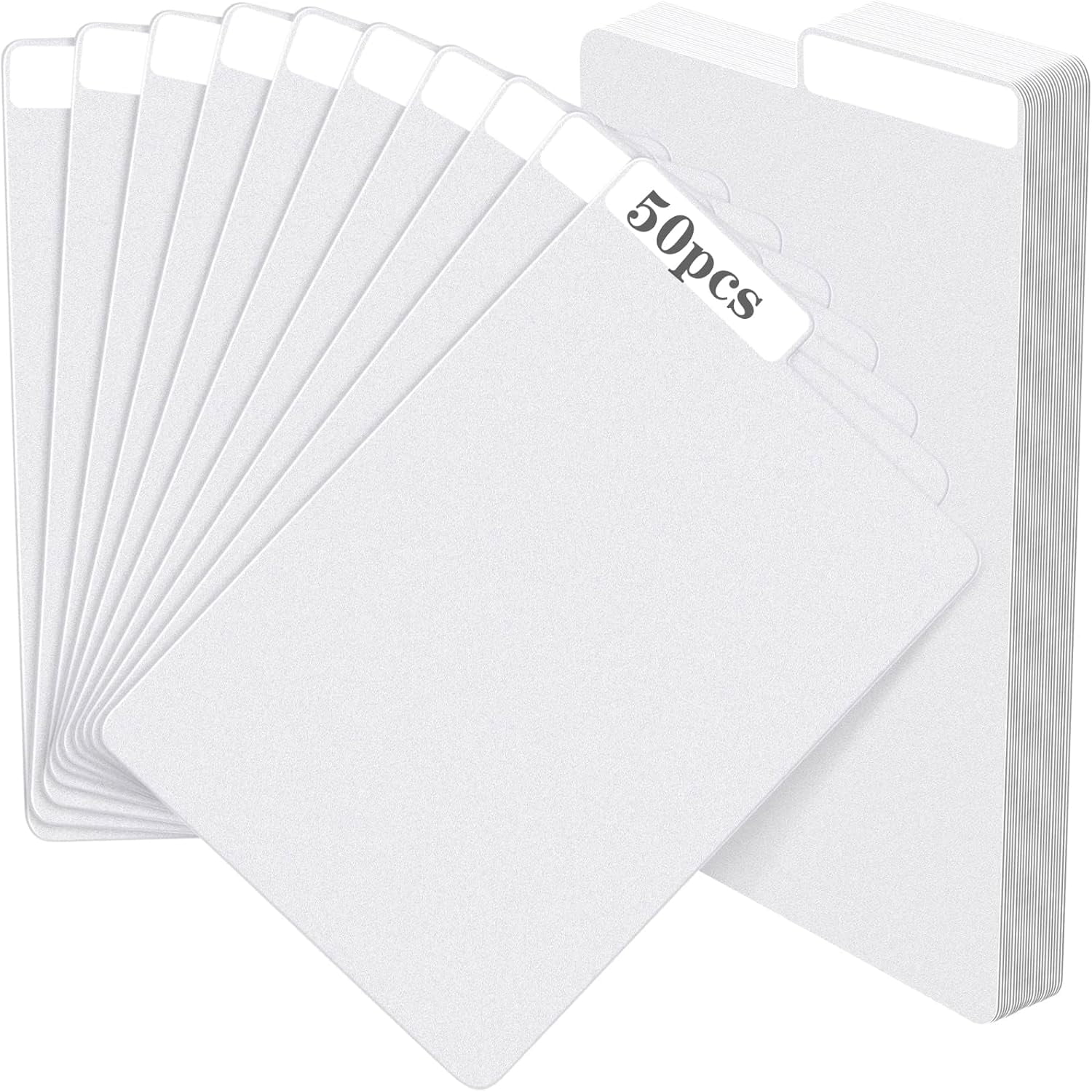 50 Pieces Comic Book Dividers with Tabs,Patient Divider Cards,Card ...