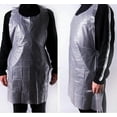 thumbnail image 1 of 50 Pieces Disposable White Plastic/Poly Apron 46 Inches X 28 Inches Perfect For Cooking And Arts N' Crafts, 1 of 5