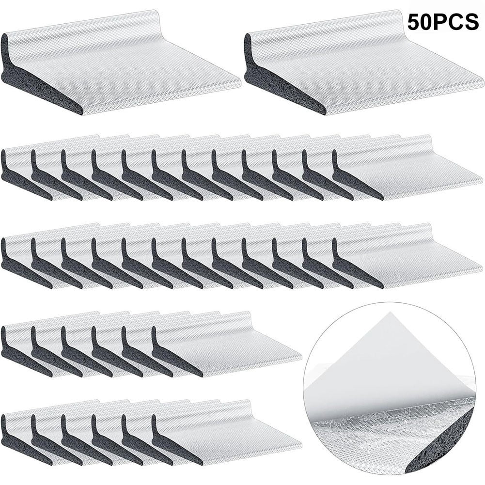 50 Pieces Door Corner Seal, Frame Door Corner Seals Raised Behind ...