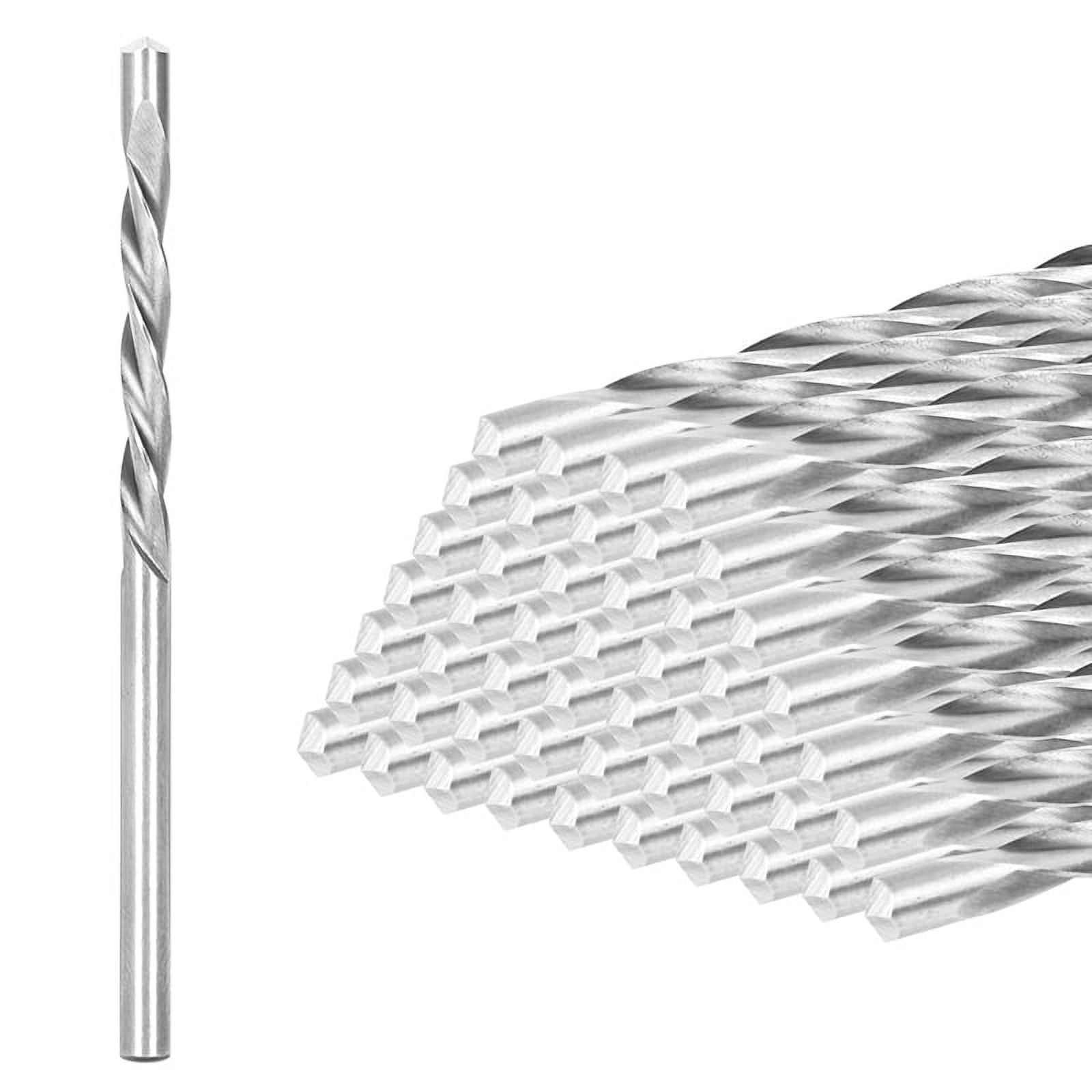 50 Pieces Drywall Drill Bits, 1/8 Inch, for Wood and Plastic, Drywall Pilot Point Cutting Drill Bits for Spiral Saws