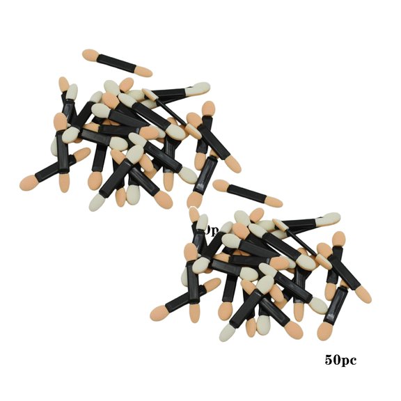 50 Pieces Eye Shadow Applicator Eyeshadow Disposable Sponge Tip Dual Sides Brush Makeup Eye 2PCS