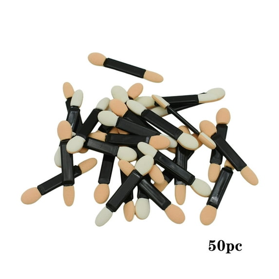 50 Pieces Eye Shadow Applicator Eyeshadow Disposable Sponge Tip Dual Sides Brush Makeup Eye