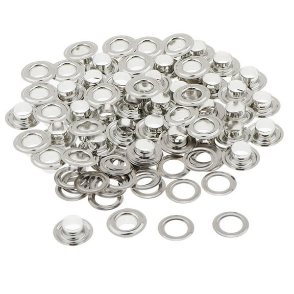 50 Pieces Eyelet With Washer, Metal Eyelet Stainless Copper For Leather Work, Repair Work,