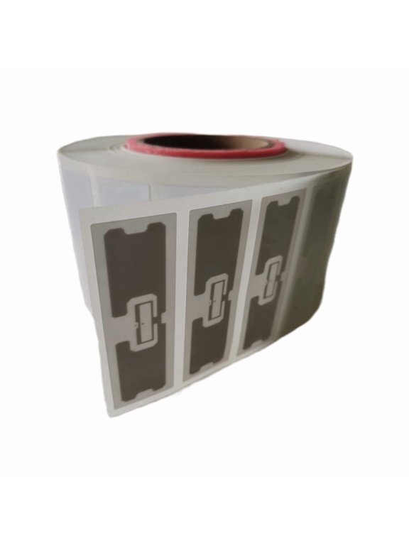 50 Count Uhf Rfid Printable Labels, Ucode 8 Chip Fanfold Sticker Tags for Warehouse Apparel Tracking