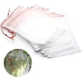 thumbnail image 1 of 50 Pieces Fruit Protection Bags-Bexikou 6x4 Inch Fruit Netting Bags with Drawstring,Garden Fruit Cover Mesh Bag to Protect Plants from Pest Birds Squirrels, 1 of 7