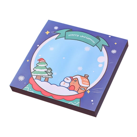50 Pieces Funny Christmas Notepads, Santa Notepads Christmas Sticky Notes Memo Pads For Christmas Holidays Decoration Present Sticky Note Home Decor