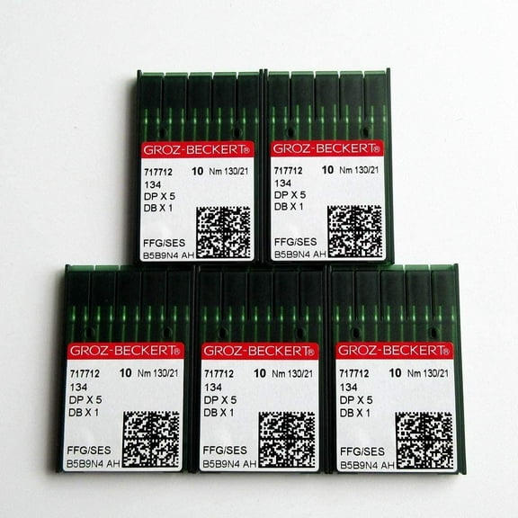50 Pieces Groz Beckert Ball-Point Dbx1 16X231 16X257 1738 Sewing Machine Needles 9/65