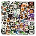 thumbnail image 1 of 50 Pieces Halloween Stickers Waterproof PVC Decals Labels For Water Bottles Phone Laptop Tablet Bottle Cartoon Design, 1 of 8