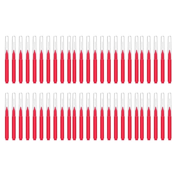 50 Pieces Micros Eyebrow Spoolie Brush with Caps Brow Lamination Tool Eyelash Brush Multifunctional Micros Lash Comb