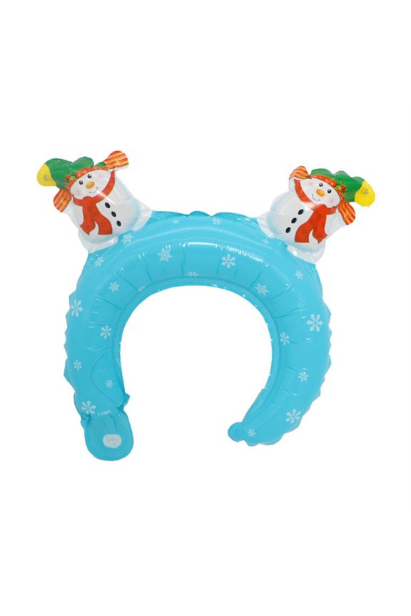 50 Pieces/Pack Inflatable Christmas Balloon Headbands 8 Different Designs Headband Balloon Kids Adult Birthday Party