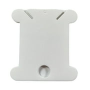 50 Pieces Plastic Floss Bobbins 1.37x1.49in Embroidery Thread Winder