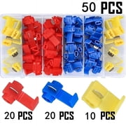 50 Pieces Quick Splices Wire Connectors