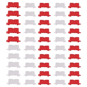 50 Pieces RC Car Road Barriers RC Car Field Fences for 1:18 Crawler Model Car