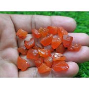 50 Pieces Raw Carnelian Stone 10-12 MM Raw, Fabulous Gemstone Rough Natural Carnelian Gemstone, Healing Crystal Orange Carnelian Raw Stone