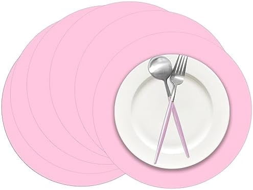 50 Pieces Sage Green Paper Place Mats Sage Round Disposable Table Mats ...