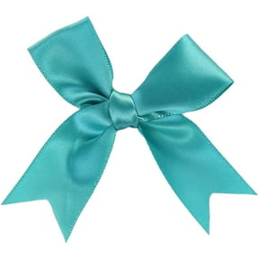 50 Pieces Satin Ribbon Bows, 3.3 Inch Gift Wrap Bows for DIY Treat Bags, Party Decorations, Wedding & Holiday Gifts by Tuplbcv