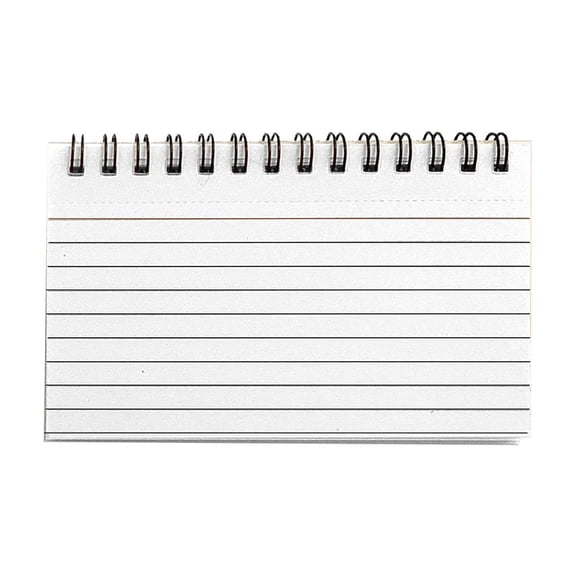 50 Pieces Spiral Index Cards 3x5 Inch Ruled Lined Colored Index Cards,Small Notepad Index Note Books for Learning Memory Recipe Memo,College Office Supplies