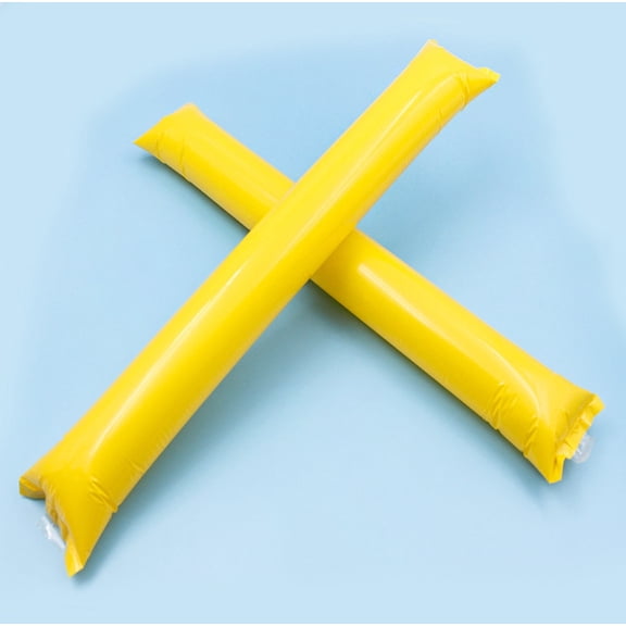 50 Pieces Thunder Sticks Team Spirit Boom Sticks Cheering Sticks Plastic Cheerleading Spirit Stick Clapper Inflatable Noise Makers for Sporting Events Dance