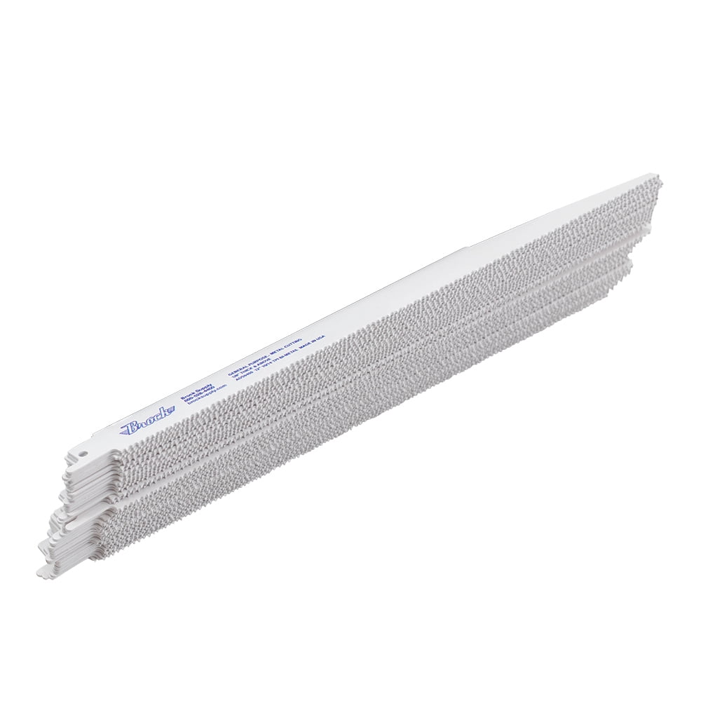 50 Pk Set Premium Bi-Metal Reciprocating Saw Blades Plastic Wood Non-Ferrous Metal for Industrial Shop DIY Hobby