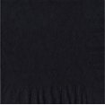 thumbnail image 1 of 50 Plain Solid Colors Luncheon Dinner Napkins Paper - Black, 1 of 2