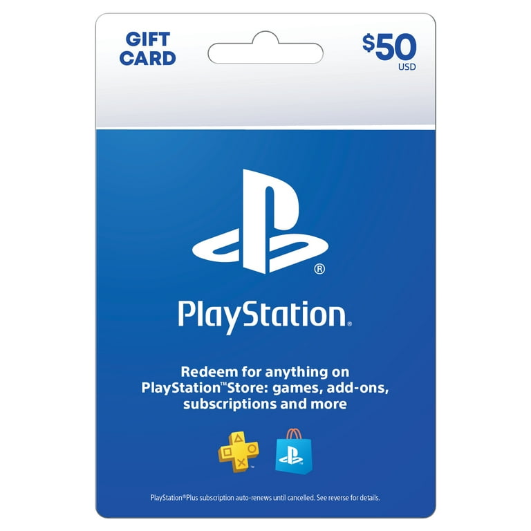  $50 PlayStation Store Gift Card [Digital Code