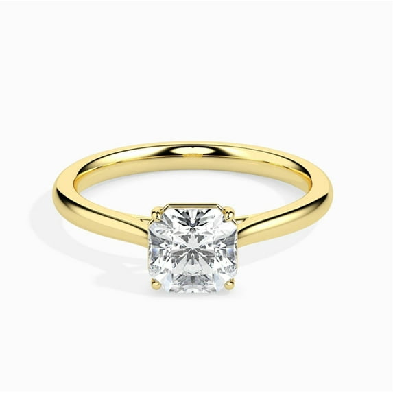 50 Pointer Asscher Lab Diamond Luna Solitaire Ring