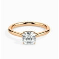 thumbnail image 1 of 50 Pointer Asscher Lab Diamond Luna Solitaire Ring, 1 of 2