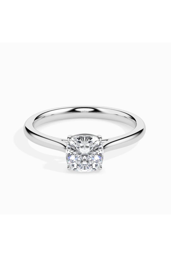 50 Pointer Cusion Lab diamond Solitaire Ring