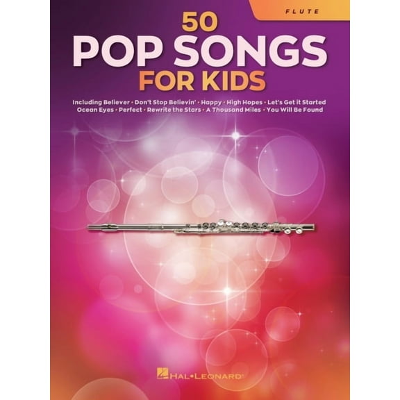 50 Pop Songs for Kids for Flute (Paperback) by Hal Leonard Corp