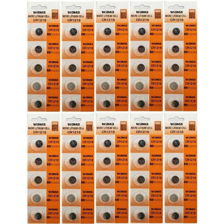 Powertron CR2016 Lithium Button Cell 3V Battery 5-Pack - Powertron