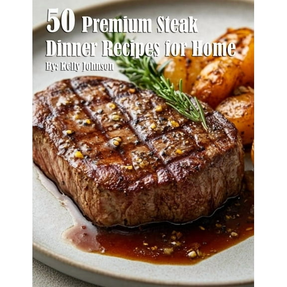 50 Premium Steak Dinner Recipes for Home, (Paperback)