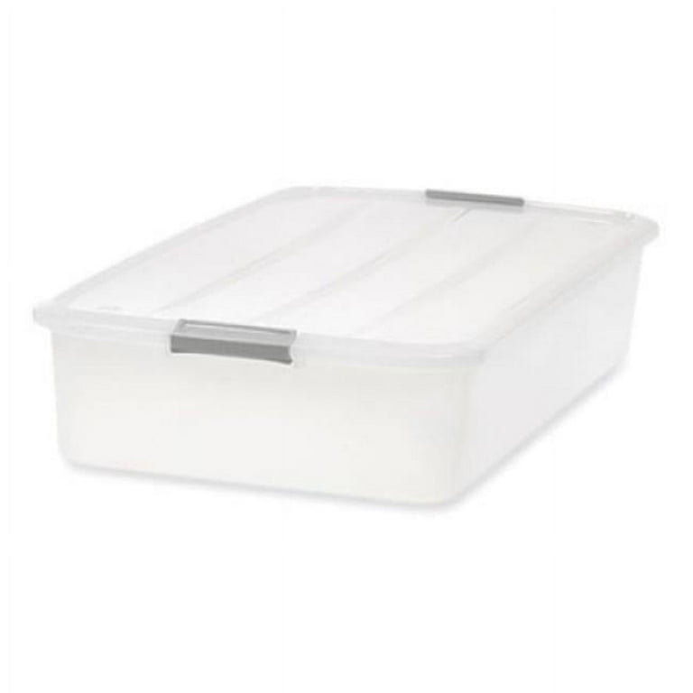 50 Qt. Latch Lid Underbed Storage Box, 17.75 50 Qt. Latch Lid Underbed Storage Box, 17.75