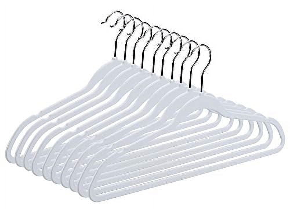 Kitcheniva Plastic Hangers Durable Slim Pack of 30 White, Pack of 30 -  Gerbes Super Markets
