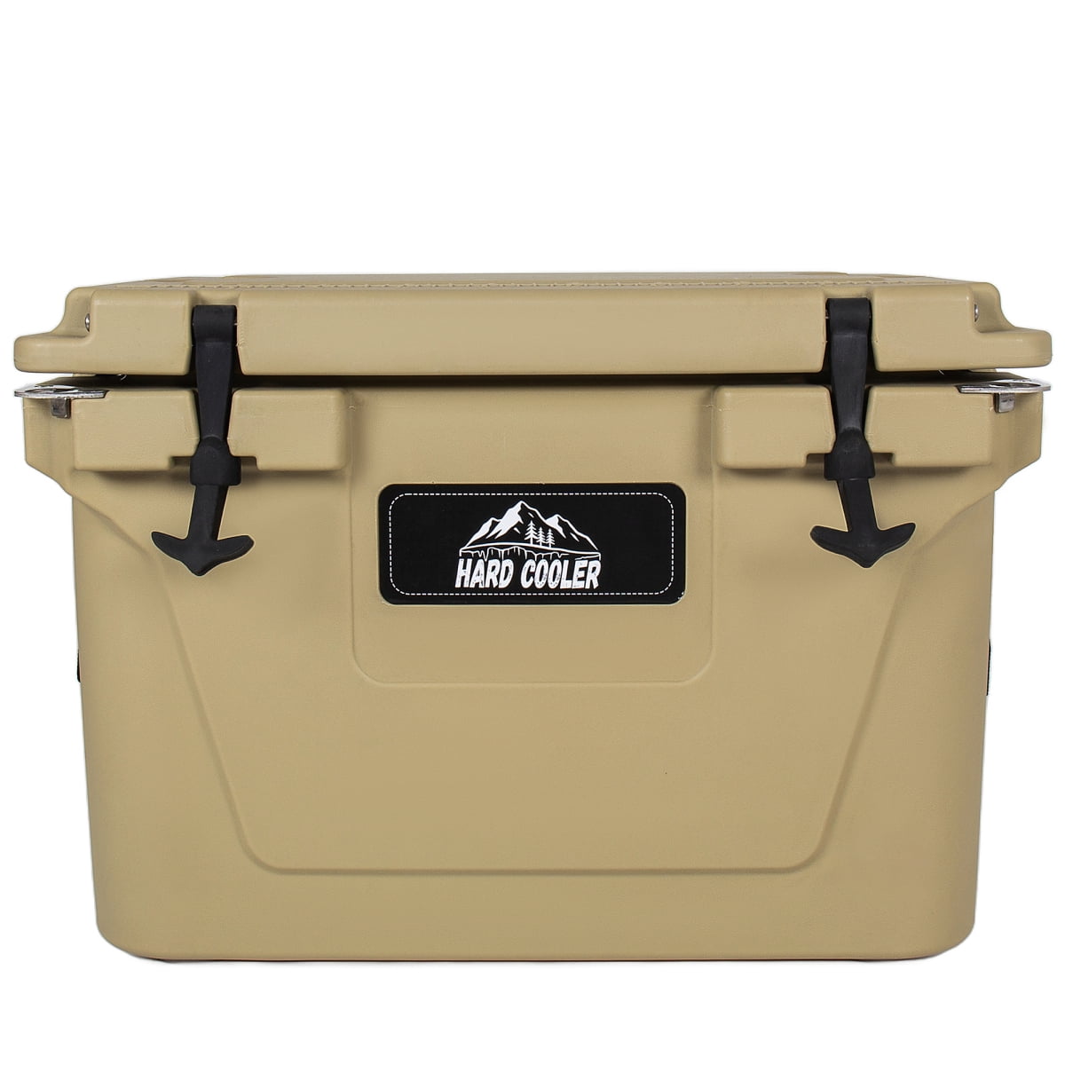 50 Quart Khaki Cooler, Ultra-Light Insulated Ice Chest, Heavy-Duty Hard Shell Cooler with 6-Day Ice Retention for Camping, Tailgating, Job Site, Multiple Sizes Available