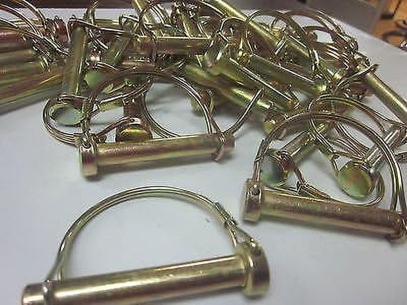 50 ROUND 3/8" X 23/4" CANOPY PTO PINS CAMPER AWNING TRAILER HITCH HOOK