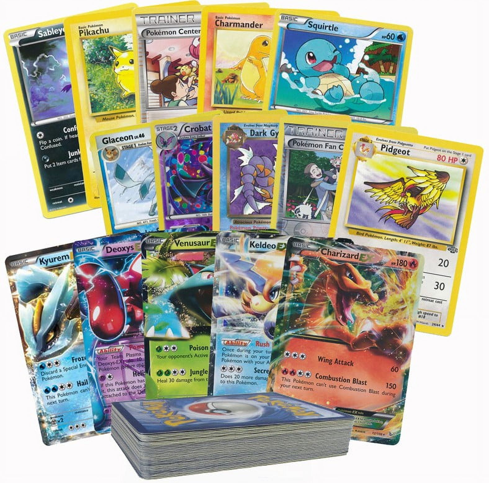 50 Random Pokemon Cards With Foils, Rares and 1 EX! - Walmart.com