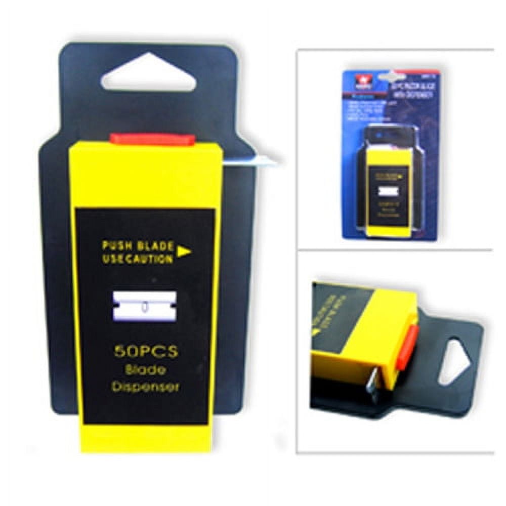 50 Razor Blades With Dispensers 250 Single Edge Safety