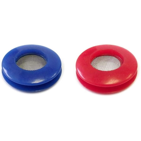 50 Red & 50 Blue Polyurethane Seal With Filter Gladhand 100 Pack | 10017RBF