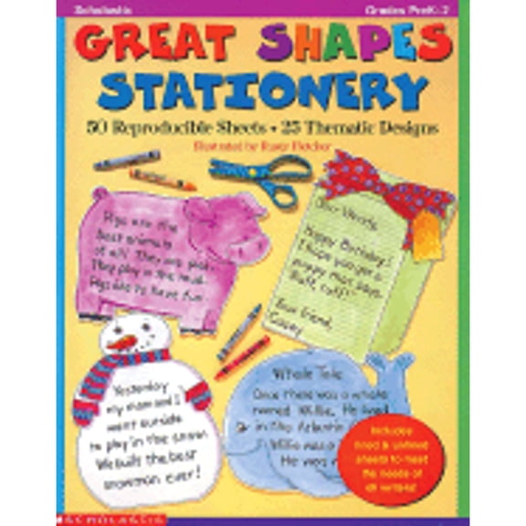 Pre-Owned Great Shapes Stationery (Grades PreK-2) (Paperback) 059022736X 9780590227360
