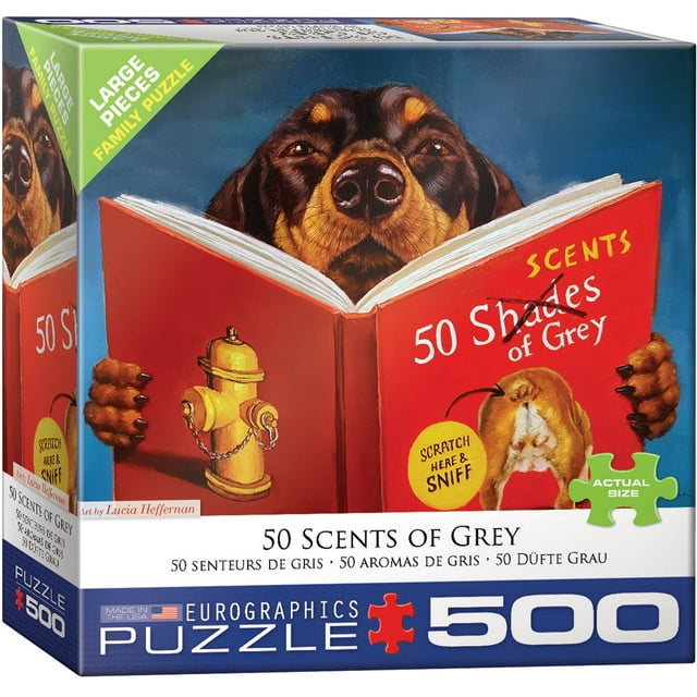 50 Scents of Grey by Lucia Heffernan 500-Piece Puzzle
