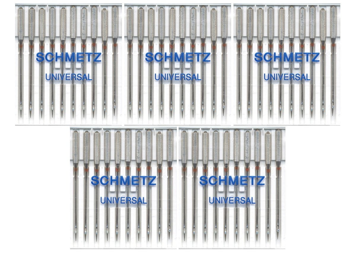 50 Schmetz Universal Sewing Machine Needles 130/705H 15x1H Size 75/11