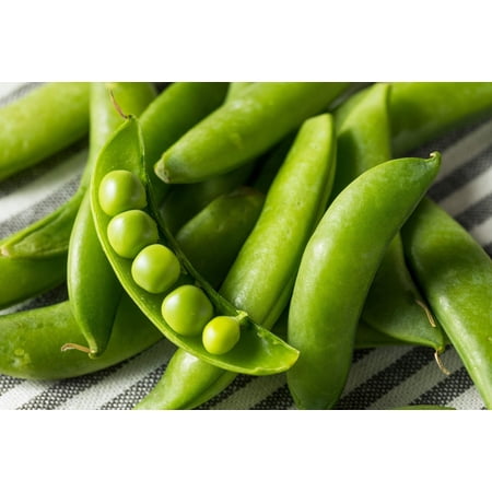 50 Seeds SUGAR ANN PEA Stringless Sweet Green Snap Pisum Sativum Vegetable Seeds
